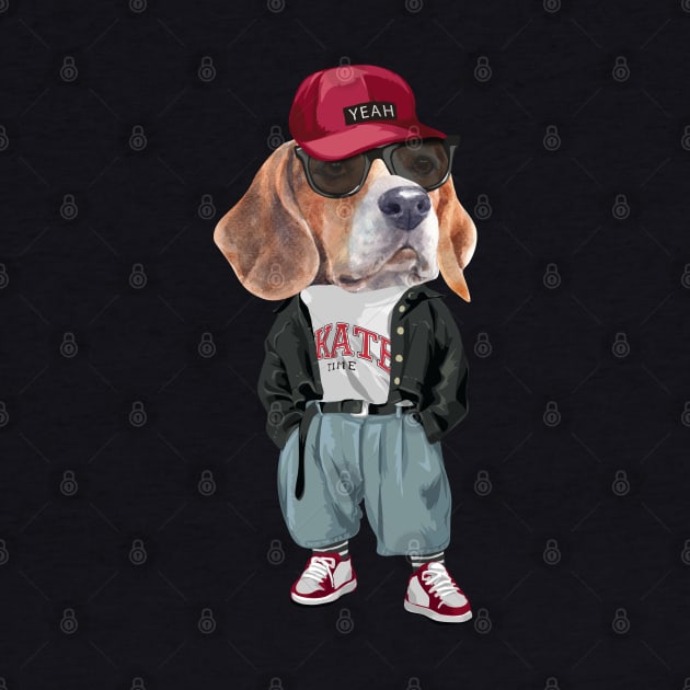 Beagle - Hip Hop Style by obodo